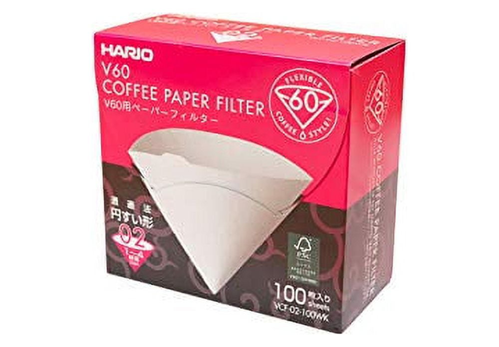 Hario V60 Paper Coffee Filters Single Use Pour Over Cone Filters Size
