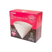 Hario V60 Paper Coffee Filters for 02 Dripper, 100 Count Boxed, White