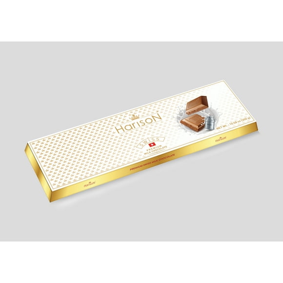 Harison Milk Chocolate Bar 10.58 oz - Premium Swiss Chocolate