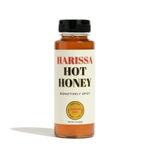 Harissa Hot Honey - Sweet Heat, 100% Pure Honey, Shelf-Stable, Gluten-Free, 12 oz Bottle