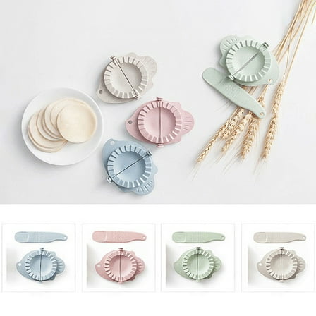 Hariumiu 1 Set Dumpling Maker Easy to Use Dumpling Mold Set Non-Stick Homemade Dumpling Press for Home Kitchen