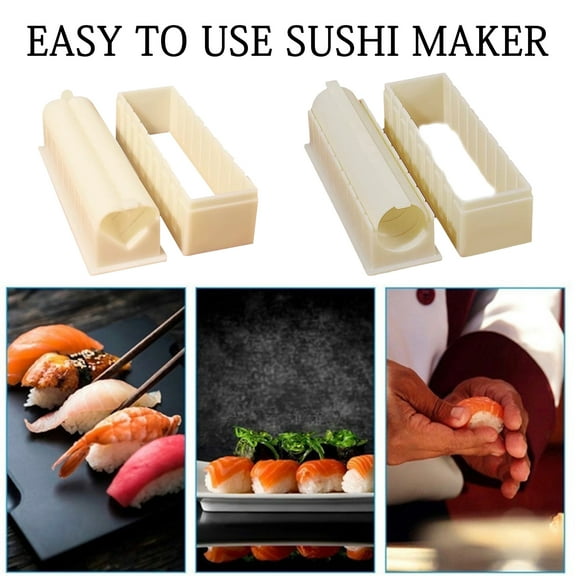 Hariumiu 1 Set Sushi Mold Durable Convenient Sushi Making Tool Versatile DIY Sushi Mold Kits for Home Kitchen