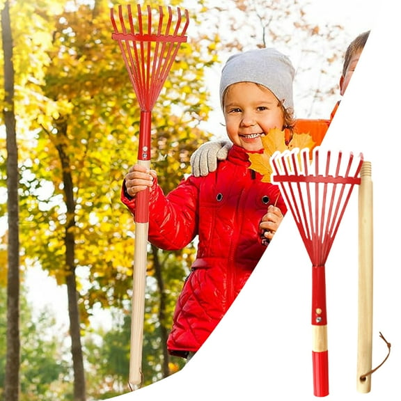 Hariumiu 13.5 cm Child Size Plastic Garden Rake