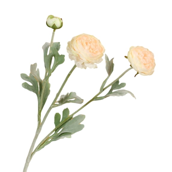 Hariumiu 3-head Artificial Peony Lifelike Fade-resistant Flower Arrangement for Wedding Garden Decor