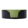 thumbnail image 1 of Hariumiu 6Pcs/Set Drink Coaster Food Grade Round Thickened Anti-scald Raised Points Heat Insulation Non-slip Silicone Coffee Cup Placemat Kitchen Supplies-Grass  Green, 1 of 8