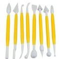 thumbnail image 1 of Hariumiu 8Pcs Sculpting Pen Easy to Use Double-head Plastic Double-head Cake Sculpting Pen for Candy Mold-Yellow, 1 of 8