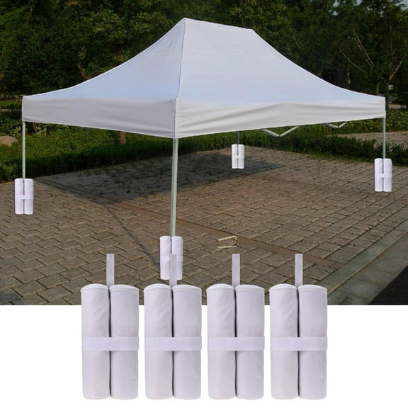 Hariumiu Canopy Weights Sand Bags for Canopy Legs, Tent Weights for Legs, Heavy Duty Gazebo Weights Sandbags for Patio Umbrella Base, Outdoor Pop Up Tent, Sun Shelter, Pool Ladder