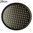 thumbnail image 1 of Hariumiu Carbon Steel Non-stick Pizza Baking Pan Mesh Tray Plate Bakeware Baking Tool, 1 of 5