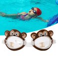 thumbnail image 1 of Hariumiu Cartoon Swimming Glasses with Adjustable Strap Nose Clip Transparent Lens, Silicone Frame Kids Anti Fog Swim Goggles, 1 of 9