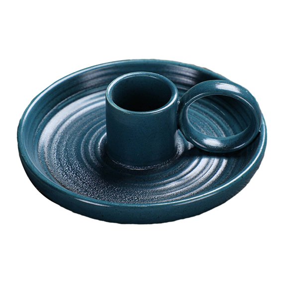 Hariumiu Ceramic Incense Holder Ceramic Incense Burner Holder Sturdy Creative Censer Holder for Meditation Healing