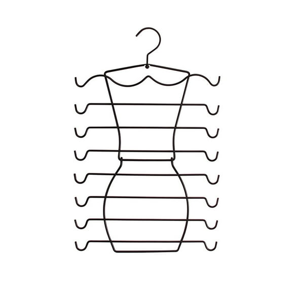 Hariumiu Closet Organizer Rack 8 Tier Foldable Bra Hanger Underwear Storage Rack Closet Organizer for Clothes Scarves More Space-saving Solution for Home