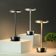thumbnail image 1 of Hariumiu Cordless Table Lamp Dimmable Soft Glow Flicker Free Rechargeable Touch Control Wireless Modern LED Bedside Lamp, 1 of 8