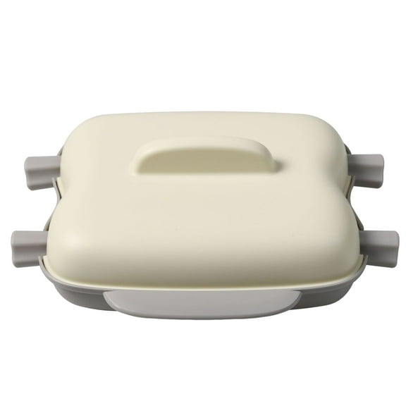 Hariumiu Corn Cob Steamer Box Food Grade Microwave Corn Steamer with Handle Heat Resistant Dishwasher Safe Steamed Box Cooker for 2 Corn Cobs Kitchen Gadgets