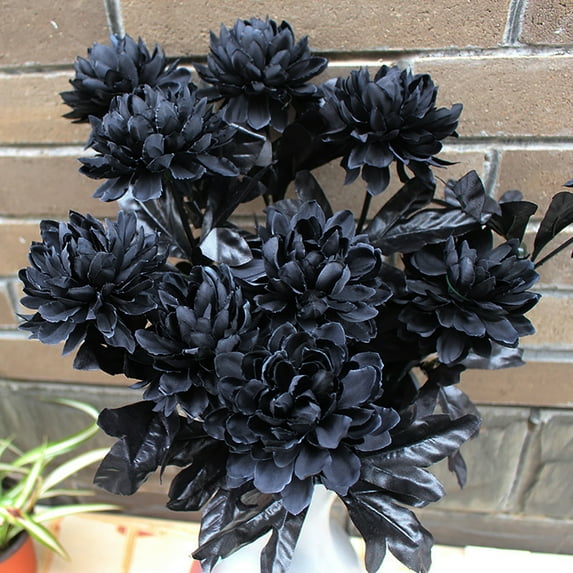 Hariumiu Decor Artificial Fake Flowers Plants Silk Flower Arrangements Wedding Bouquets Decorations Plastic Floral Table Centerpieces for Home Kitchen Garden Party Decor