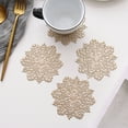 thumbnail image 1 of Hariumiu Decorative Placemat Table Placemat Set Non-slip Heat Insulated Decorative Snowflake Design Kitchen Supplies for Dining Table Decoration Non-slip Table, 1 of 10
