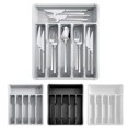 thumbnail image 1 of Hariumiu Drawer Organizer Tray for Kitchen Drawer Expandable Cutlery Flatware Holder Adjustable Plastic Utensil Divider Spatula Tools And Gadgets Storage, 1 of 7