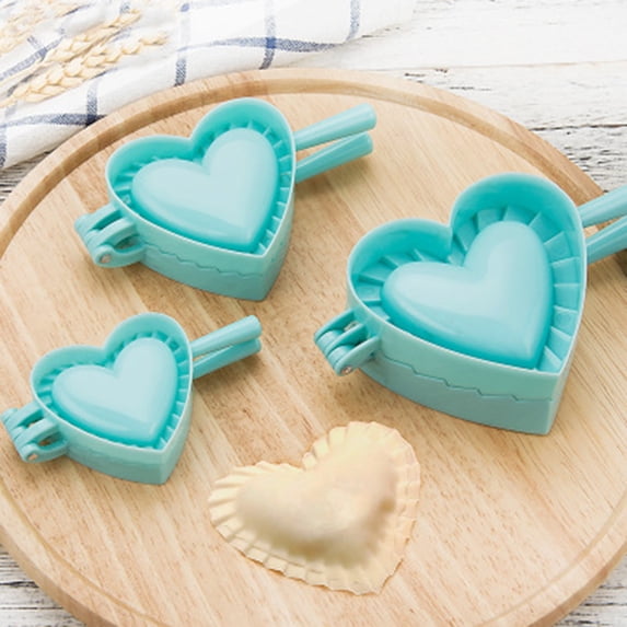 Hariumiu Dumpling Maker Press Heart Butterfly Flower Circle Dumpling Mold Maker DIY Dough Household Kitchen Baking Gadgets