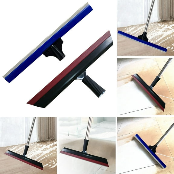 Hariumiu Epoxy Notched Squeegee with Soft Rubber Teeth Professional Self-Leveling Floor Squeegee Cement Painting Coating Toothed Rake Construction Tools