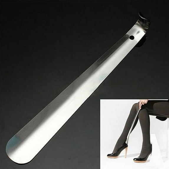 Hariumiu Extra Long Metal Shoe Horn - 11.8 inch Heavy Duty Stainless Steel Shoehorn