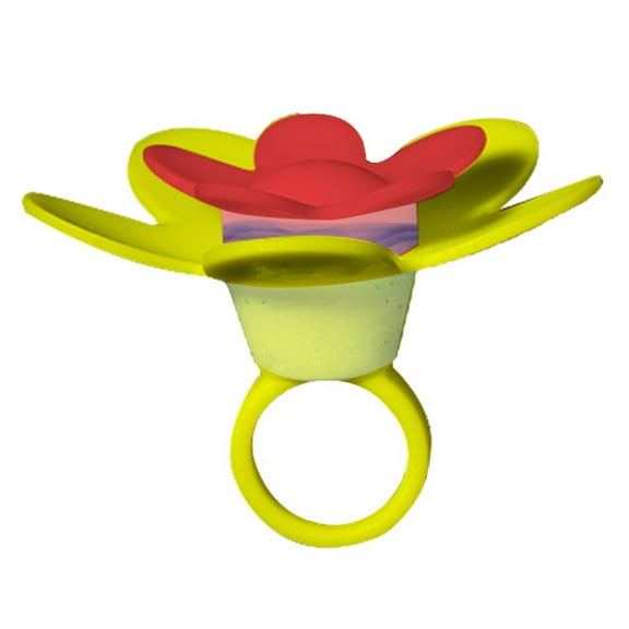 Hariumiu Flower-shaped Bird Feeder Flower Hummingbird Ring Feeder Attract Admire Cute Hummingbirds Up Close with This Wearable Bird Feeder Bird Supply