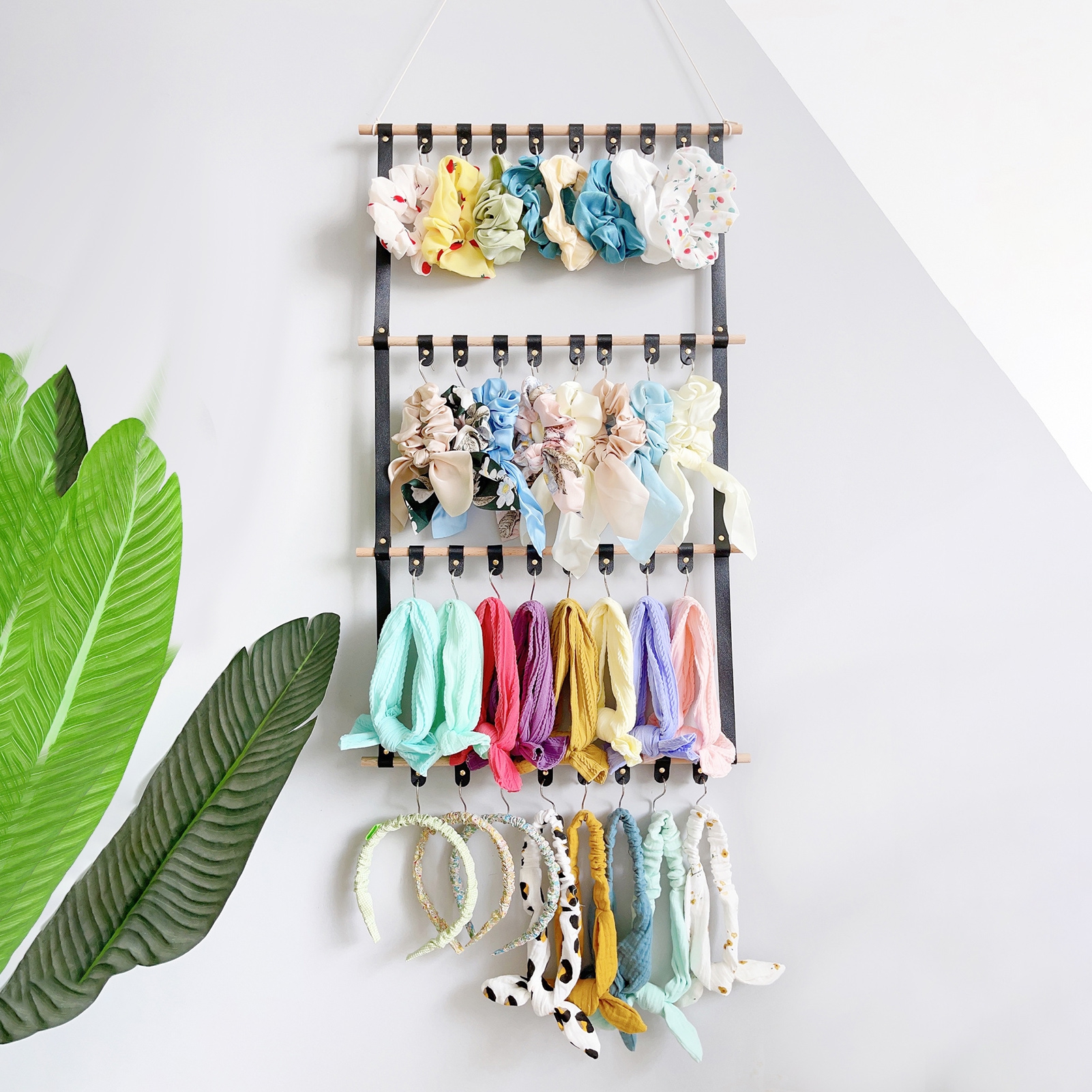 Hair Accessory Storage Rack Headbands Organizers Hariumiu Headband Organizer Headband Holder Wall-mounted  main image 2