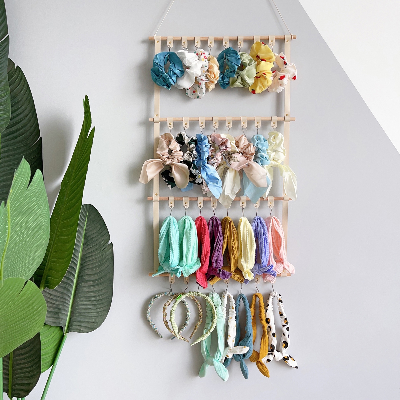 Hariumiu Headband Organizer Headband Holder Wall-mounted 