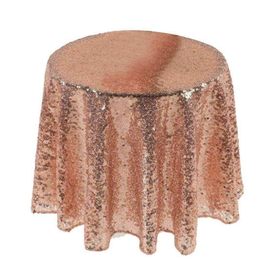 Hariumiu Kitchen 23.6" Sequin Tablecloth Glitter Sparkly Iridescent Shimmer for Round Table Cloth Table Covers Decorations for Birthday Party Holiday Decor Supplies Event Wedding