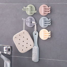 Pgeraug Command Hooks A Hook Adhesive Wall Hook Towel Hook Waterproof Oil Self Adhesive Hook Up to 15 Lbs Bathroom Kitchen Heavy Duty Adhesive Hook Clothes Hanging Clothes Key Hooks D