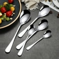 thumbnail image 1 of Hariumiu Kitchen Coffee Spoon Non-slip Mirror Polished Unbreakable Rustproof Long Handle Stirring Spoon - Versatile, Comfortable Grip, Durable, Portable & Stylish, 1/4 Pcs, 1 of 10