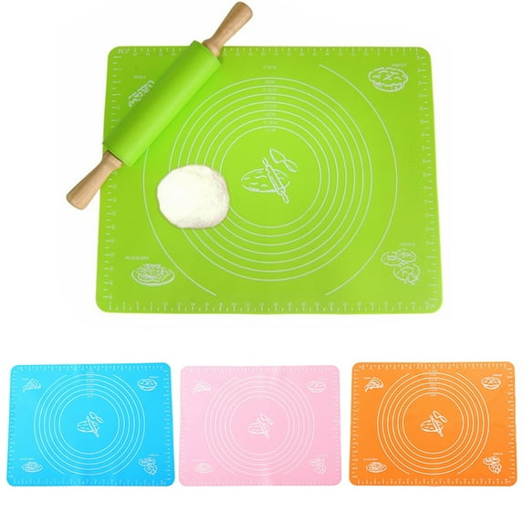Hariumiu Kitchen Dough Mat 15.7x11.8" - Convenient to Use, Recyclable, Low Viscidity Kitchen Rolling Mat for Cooking
