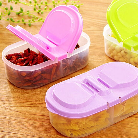 Hariumiu Kitchen Food Storage Containers with Lids for Kitchen Organization - Cereal, Rice, Flour and Sugar Containers, 6.69 x 3.74 x 2.36"