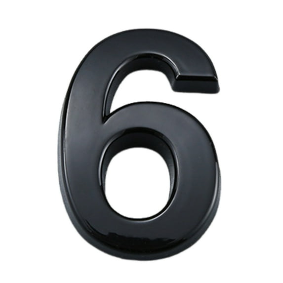 Hariumiu Mailbox Number Modern 3d House Number Self-adhesive Mailbox Sign