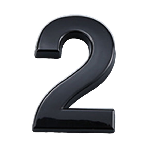 Hariumiu Mailbox Number Modern 3d House Number Self-adhesive Mailbox Sign