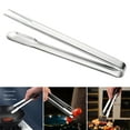 thumbnail image 1 of Hariumiu Mirror Surface Food Tongs Stainless Steel Food Tongs Japanese Style Multifunction Cooking Tongs for Grill Steak Fish Barbecue Heat-resistant Durable, 1 of 8