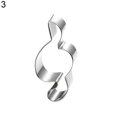 Hariumiu Music Note Shape Cute Cake Cookie Mold Decorating DIY Fondant Cutter Baking Tool-3#