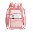 thumbnail image 1 of Hariumiu PVC Backpack Waterproof Heavy-duty Large Pvc Clear Backpack with Adjustable Shoulder Strap Transparent School Bag for Sports Hiking Travel, 1 of 12