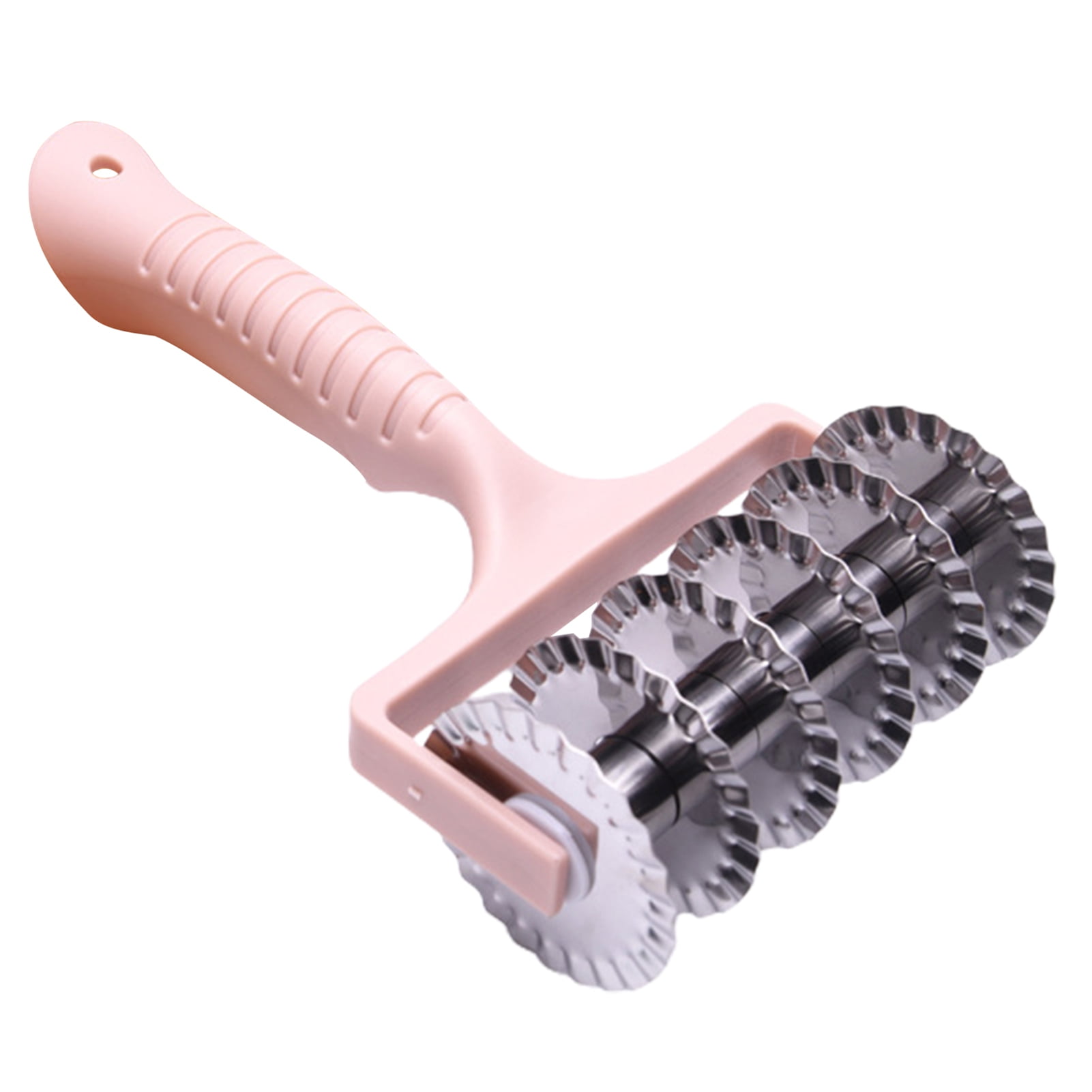 Hariumiu Pastry Roller Cutter Non slip Long Handle Cozy Grip Stainless Steel Roller Blade Slicing Bakery Tool Pancake Wheel Divider Pizza Cake Slicer Kitchen Gadget Pink Walmart