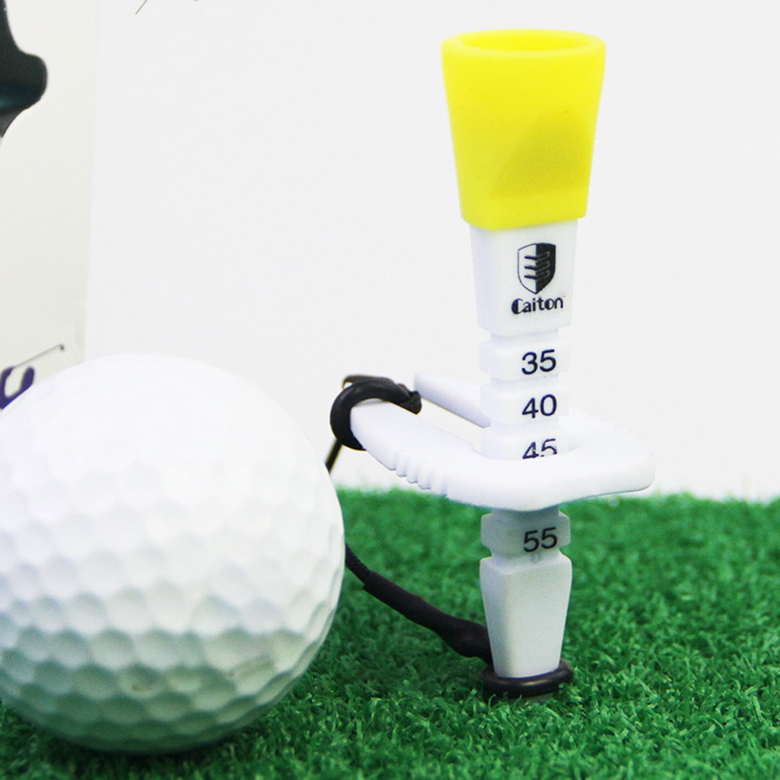 Hariumiu Plastic Golf Tees Golf Tees Height Adjustable High Stability Low Friction Unbreakable