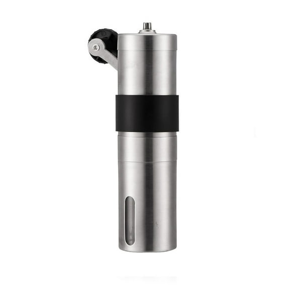 Hariumiu Portable Stainless Steel Mini Manual Adjustable Coffee Grinder Mill Machine-Large