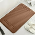 thumbnail image 1 of Hariumiu Quick-dry Bath Mat Soft Non-slip Memory Foam Bath Mat Quick Dry Water Absorbent Bath Rug Shower Tub Machine Washable Bathroom Rug Anti-slip Bathroom, 1 of 8