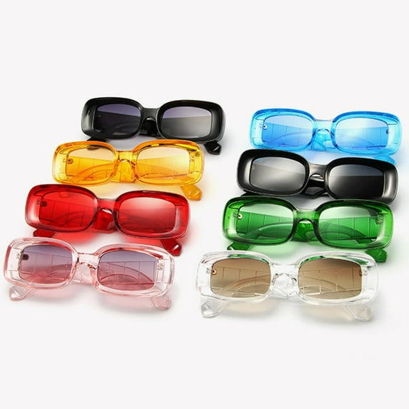 Hariumiu Sunglasses for Men Women Hip Hop Solid Color Burden Free Vintage Style Transparent Sunscreen Outdoor UV Sport Sunglasses for Running Cycling Fishing Golf Driving Beach