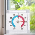 thumbnail image 1 of Hariumiu Window Thermometer Waterproof Adhesive Indoor Outdoor Temperature Gauge High Accuracy Square Plastic Digital Thermometer, 1 of 7