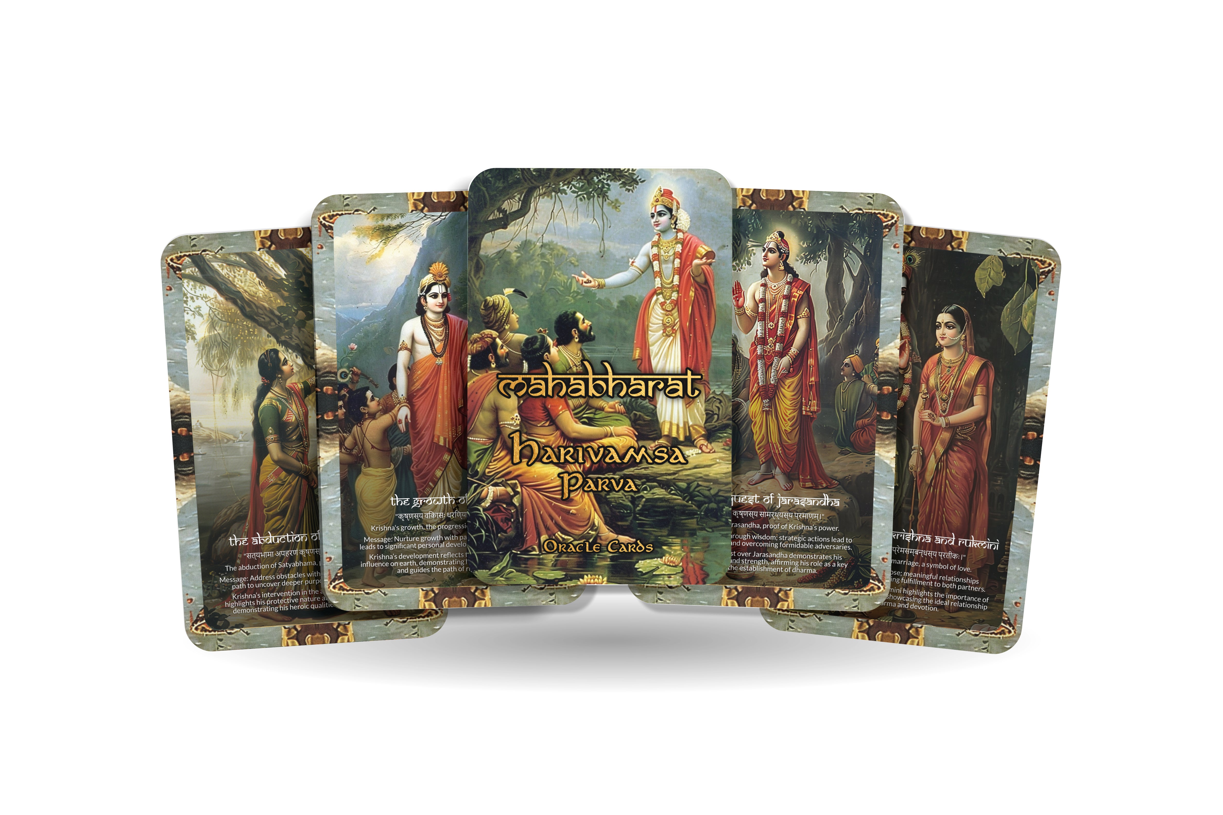 Krishna Oracle Card Harivamsa Parva Oracle Cards - 22 Cards - Celebrating the divine ...
