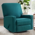 thumbnail image 1 of Harkawon Swivel Rocker Glider Recliner Chair, 360°Swivel Reclining Chair for Living Room, Green, 1 of 7
