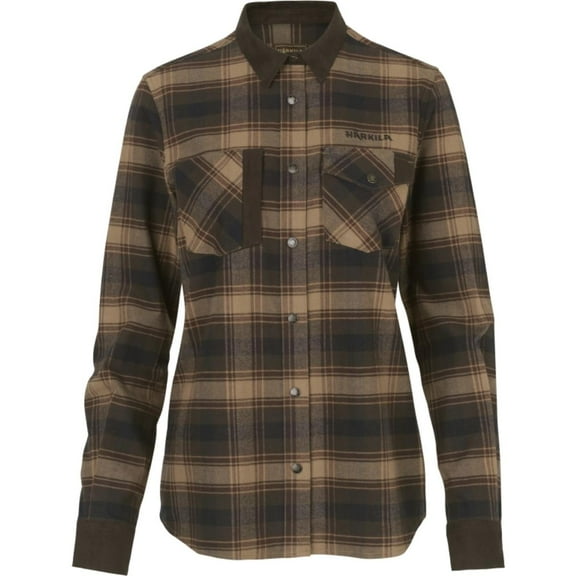 Harkila Aivak L/S shirt Women Burgundy XX-Large Check