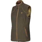 Harkila Sandhem lady fleece waistcoat - Willow green melange XX-Large Green