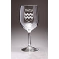 thumbnail image 1 of Harkin Irish Coat of Arms Wine Glasses - Set of 4 (Sand Etched), 1 of 2