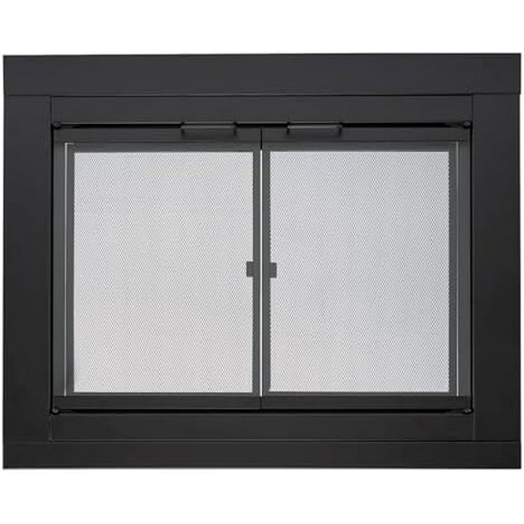Harland Fireplace Glass Doors with Screen, Medium - Model# HLFD-MD$$Garden & Patio