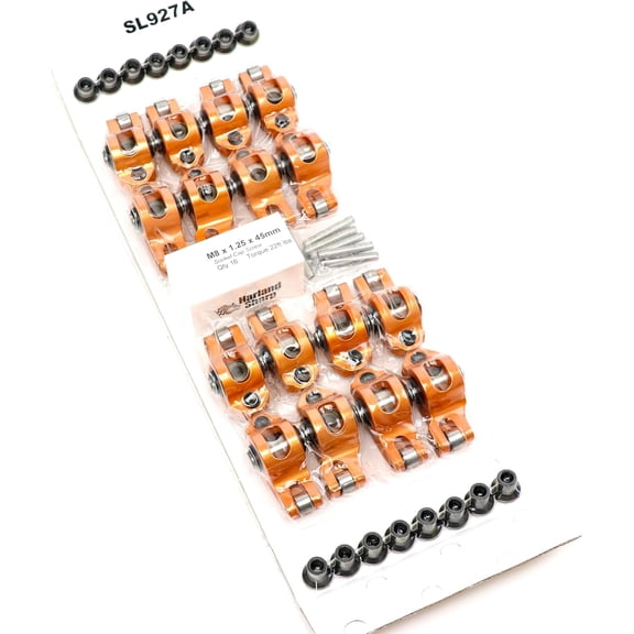 Harland Sharp Gen IV LS3 L92 Adjustable Roller Rocker Arms 1.7 Ratio | Fits LS3 L92 Engines | Adjustable LS Valvetrain Rockers
