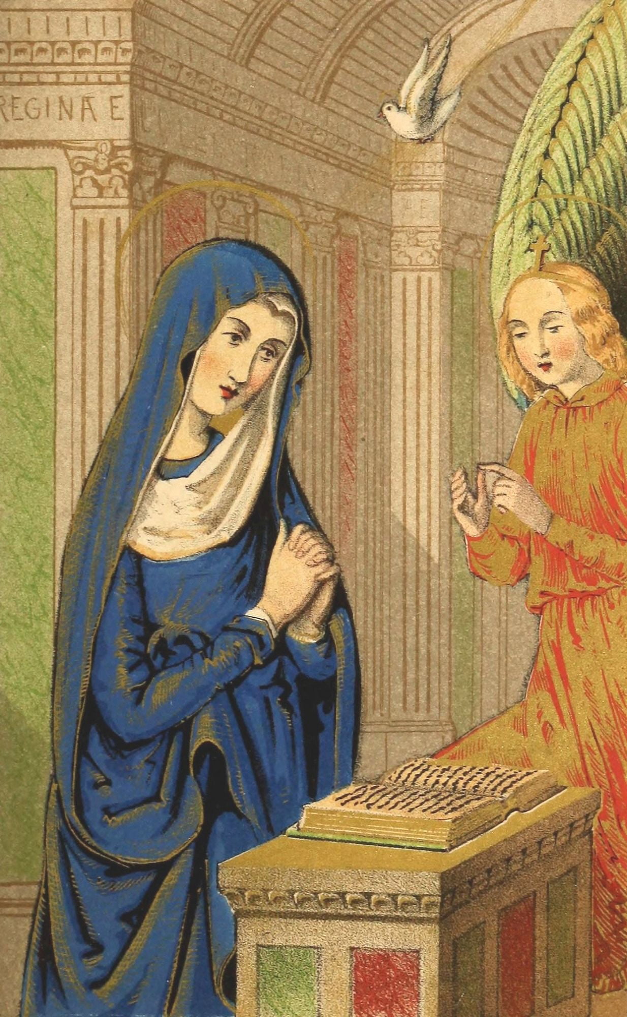 Harleian Manuscripts (18th Century) A Booke of Christmas Carols 1846 Mary Canvas Art - (18 x 24)